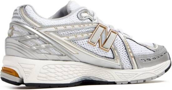 New Balance 1906 metallic-effect sneakers White