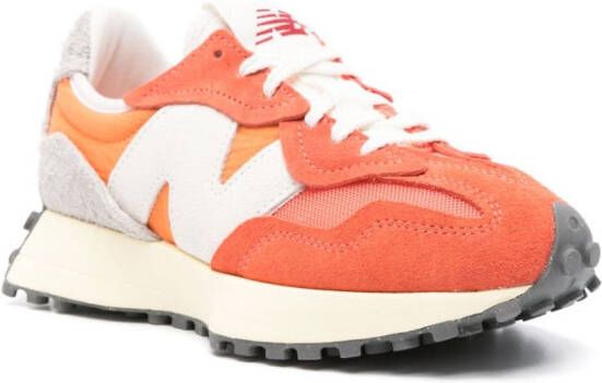 New Balance 327 suede sneakers Orange