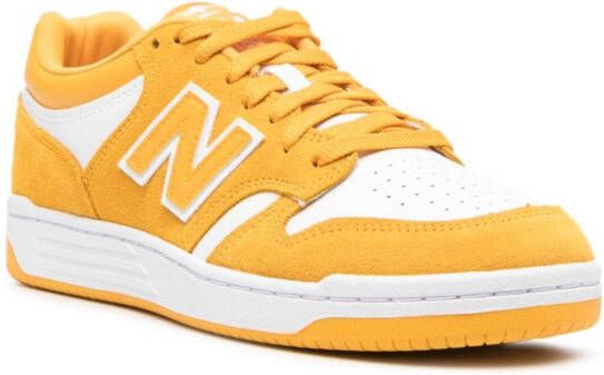 New Balance 480 suede low-top sneakers Yellow