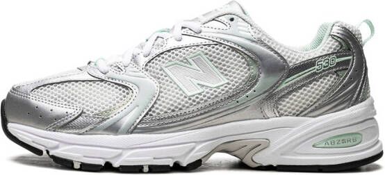 New Balance 530 "White Mint Silver Black" low-top sneakers Grey