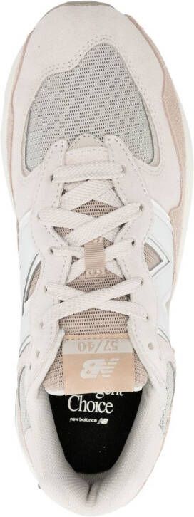 New Balance 54 70 logo-patch lace-up sneakers White