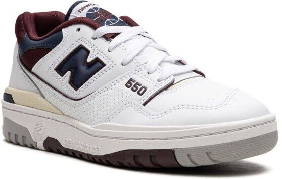 New Balance 550 low-top "Burgundy" sneakers White