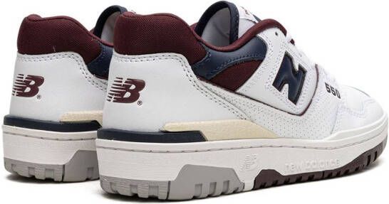 New Balance 550 low-top "Burgundy" sneakers White
