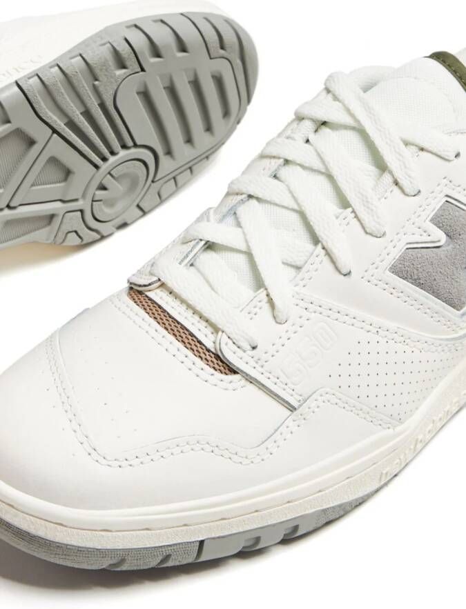 New Balance 550 lace-up leather sneakers White