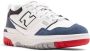 New Balance 550 logo-embossed leather sneakers White - Thumbnail 13