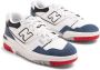 New Balance 550 logo-embossed leather sneakers White - Thumbnail 5