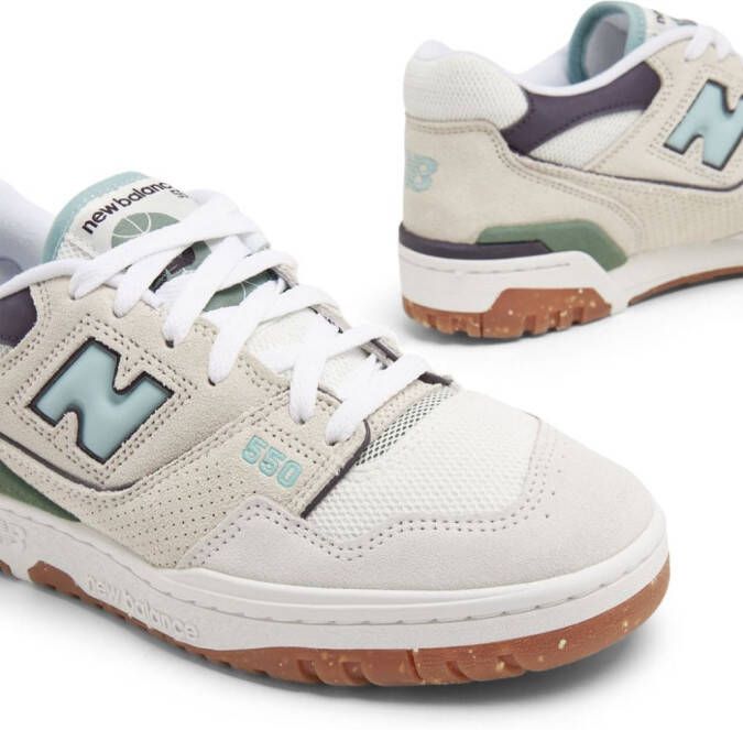 New Balance 550 logo-embossed sneakers Neutrals