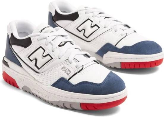 New Balance 550 logo-patch sneakers White