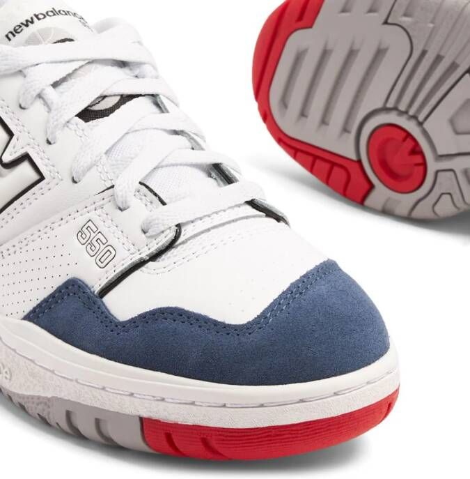 New Balance 550 logo-patch sneakers White