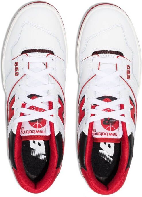 New Balance 550 "White Red" sneakers