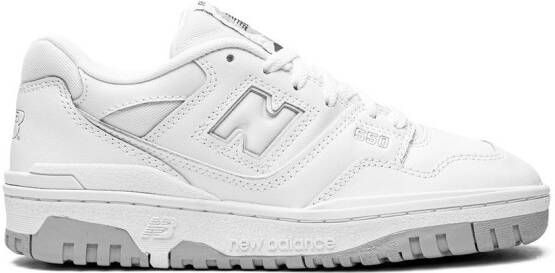 New Balance Kids 550 "White White Grey" sneakers