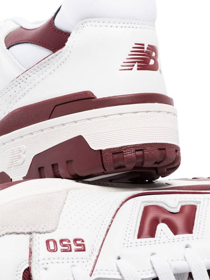 New Balance 550 "Burgundy" low-top sneakers White