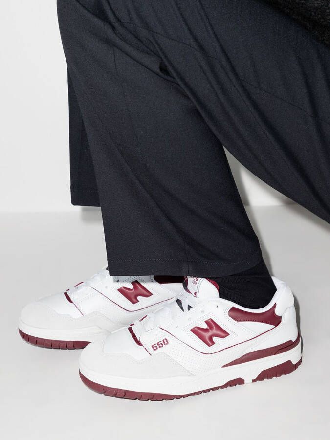 New Balance 550 "Burgundy" low-top sneakers White