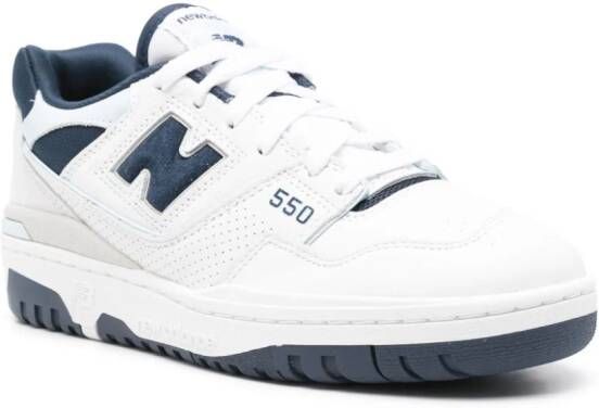 New Balance 550 panelled-design sneakers White