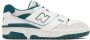 New Balance 550 logo-embossed leather sneakers White - Thumbnail 2