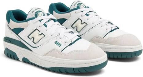 New Balance 550 panelled lace-up sneakers Neutrals