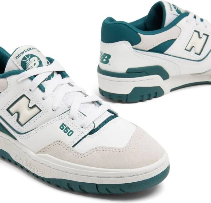 New Balance 550 panelled lace-up sneakers Neutrals