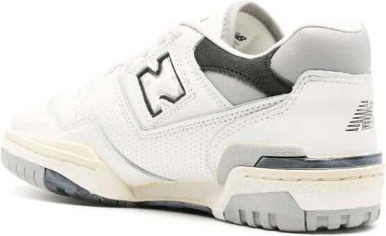 New Balance 550 panelled leather sneakers White
