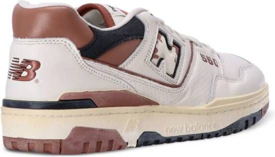 New Balance 550 panelled leather sneakers White