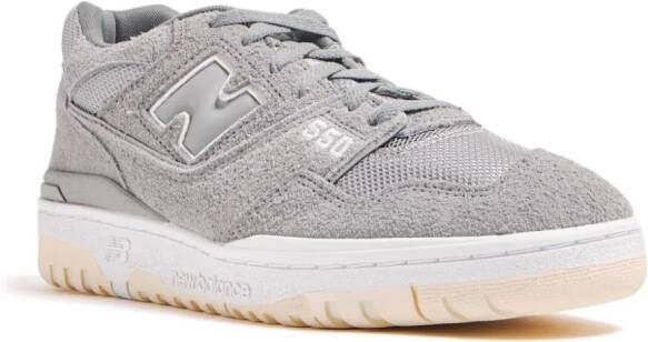 New Balance 550 logo-embossed leather sneakers White