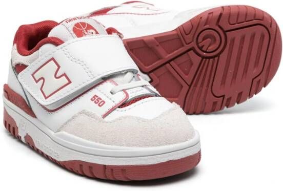New Balance 550 touch-strap sneakers White
