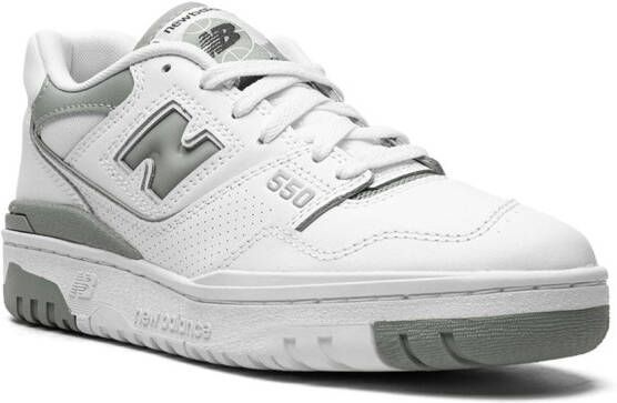 New Balance 550 "White Green" sneakers Grey