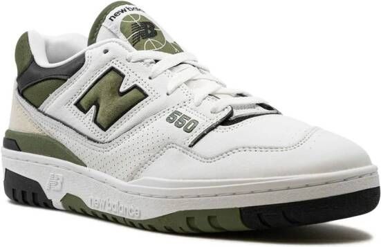 New Balance 550 "White Dark Olive" sneakers