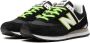 New Balance 574 "Black White Green" sneakers - Thumbnail 5