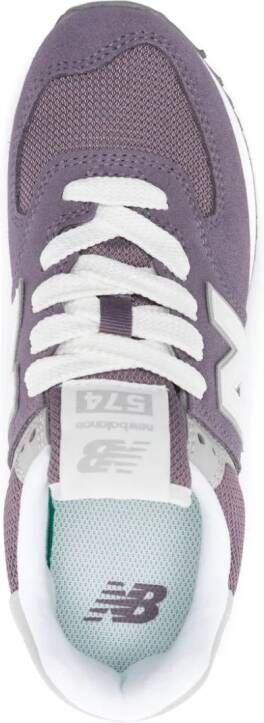 New Balance 574 leather sneakers Purple