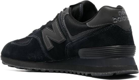 New Balance 574 logo-patch lace-up sneakers Black