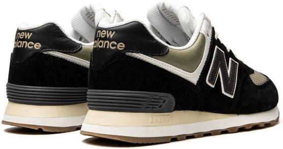 New Balance 574 "Olive" low-top sneakers Black