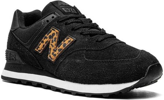 New Balance 574 "Leopard" sneakers Black