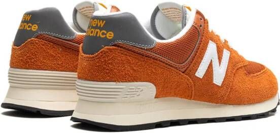 New Balance 574 "Orange White" sneakers