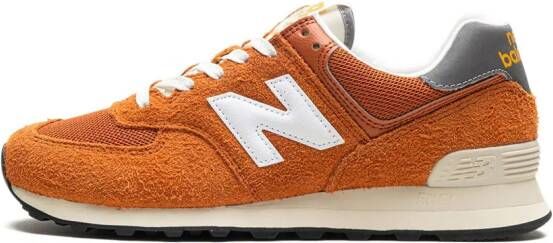 New Balance 574 "Orange White" sneakers