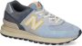 New Balance 574 panelled lace-up sneakers Blue - Thumbnail 2