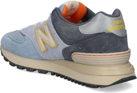 New Balance 574 panelled lace-up sneakers Blue