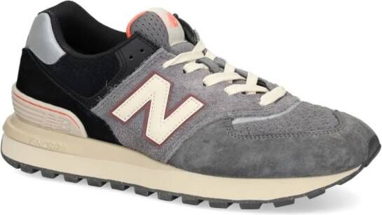 New Balance 574 panelled lace-up sneakers Grey