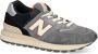 New Balance 574 panelled lace-up sneakers Blue - Thumbnail 6