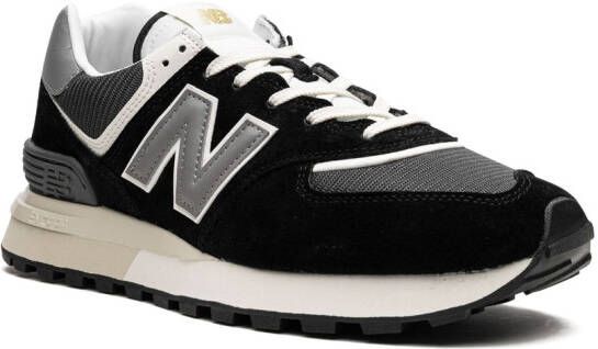 New Balance 574 panelled low-top sneakers Black