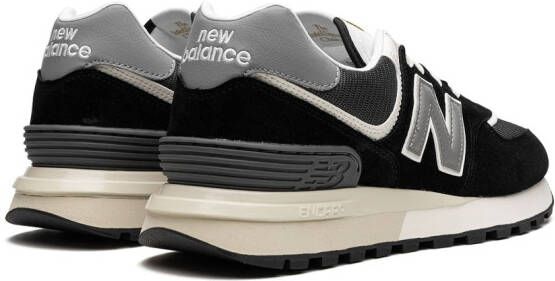 New Balance 574 panelled low-top sneakers Black