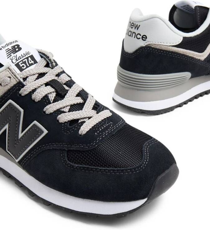 New Balance 574 panelled low-top sneakers Black