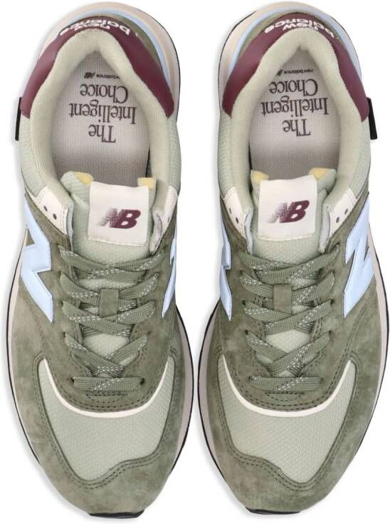 New Balance 574 panelled sneakers Green