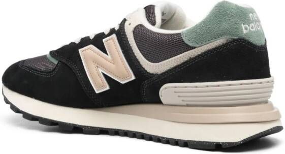 New Balance 574 suede sneakers Black