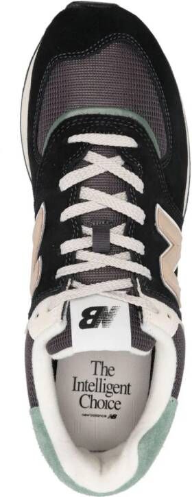New Balance 574 suede sneakers Black