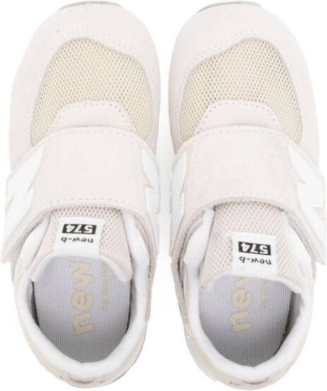New Balance 574 touch-strap sneakers White