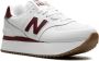 New Balance 574+ "White Burgundy" sneakers - Thumbnail 2