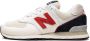 New Balance 574 "White Light Grey Red Navy" sneakers - Thumbnail 5