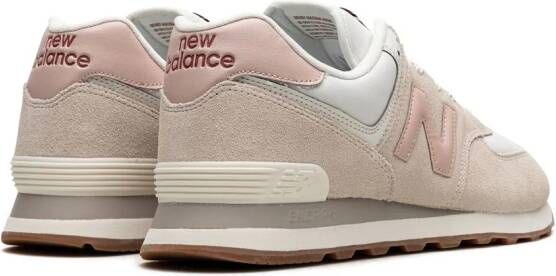 New Balance 574 "White Pink Gum" sneakers Neutrals