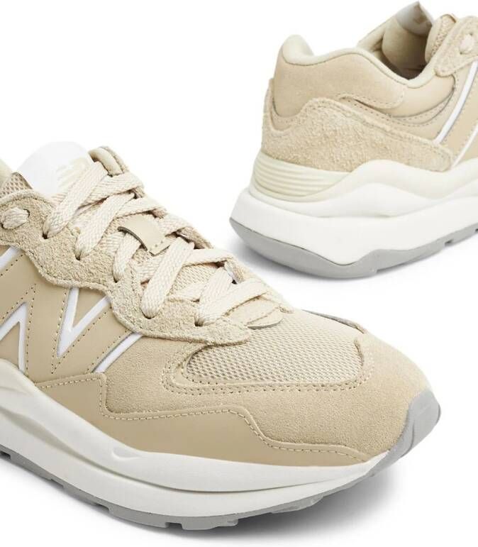 New Balance 57 40 panelled low-top sneakers Neutrals