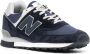 New Balance 576 logo-patch leather sneakers Blue - Thumbnail 11